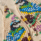 Beaded Bird Fringe Earrings