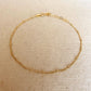 18k Gold Filled Satellite Chain Anklet