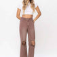 SALE Vintage High Rise Cropped Flare