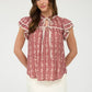Jodie Ruffle Sleeve Top