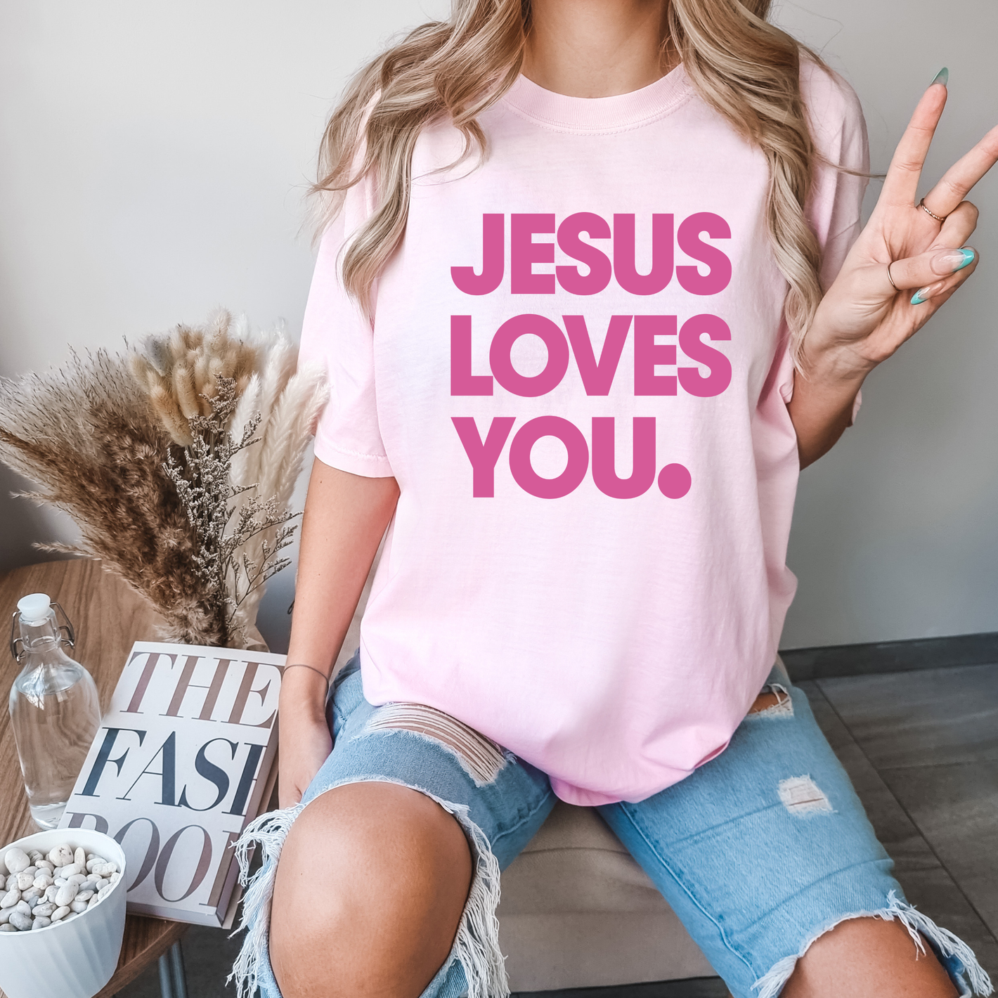 Jesus Loves You. Christian Tee - Graphic Tee