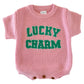 Sweater Romper, Lucky Charm Pink