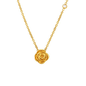 Gold Flower Necklace