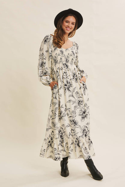 Floral Dreams Flowy Maxi Dress