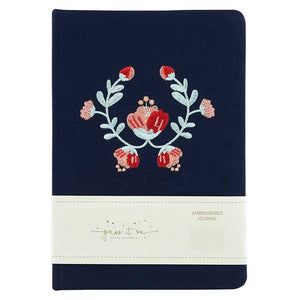 Embroidered Journal - Let All You Do