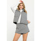 Houndstooth Puff Vest