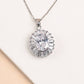 Infinite Glow Platinum Zircon Necklace