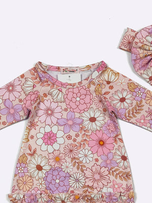Whisper Petals Baby Gown
