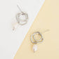 Everlasting Pearl Earrings in White Gold