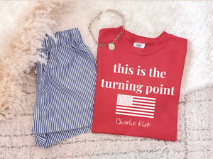 Charlie Kirk this is the turning point TSHIRT