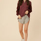 Half-Zip Pullover Top