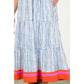 Jenny Blue Print Maxi Dress