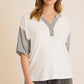 Summer Days V Neck Top