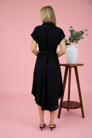 Saturday Afternoon Belted Midi Dress