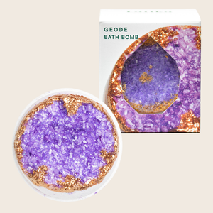 Amethyst Crystal Bath Bomb – Geode