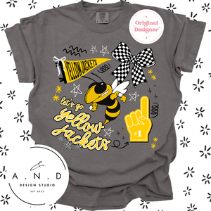 Yellow Jackets Mascot Doodle
