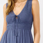 Carefree Midi Dress with Side Pockets