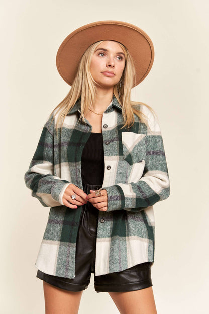 Plaid Flannel Shacket