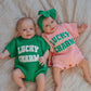 Sweater Romper, Lucky Charm Green