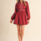Thankful Red Detailed Dress