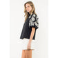 The Vicki Embroidered Puff Sleeve Top