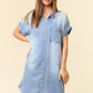 Make Me Fall Tencel Denim Dress