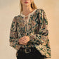 Plus Floral Printed Blouse