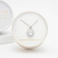 Infinite Glow Platinum Zircon Necklace