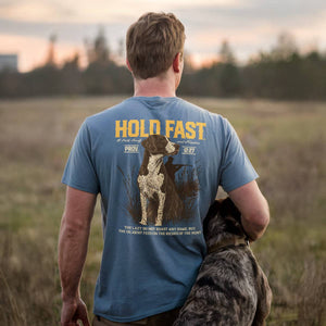 HOLD FAST Mens T-Shirt Hunting Dog