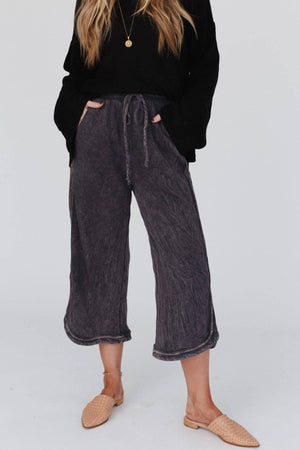 So Comfy Wide Leg Pant Cropped