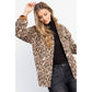 Button Up Leopard Jacket