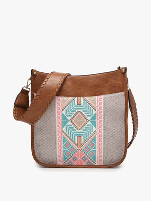 Chloe Tribal Crossbody w/ Guitar Strap