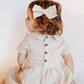 Baby Girl Linen or cotton Peter Pan collar ALLIE DRESS