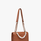 Ira Chevron Crossbody w/ Pearl Handle