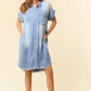 Make Me Fall Tencel Denim Dress