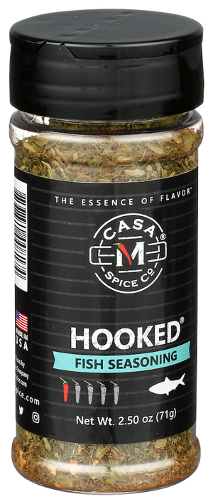 Hooked® Fish Seasoning - Plastic Shaker