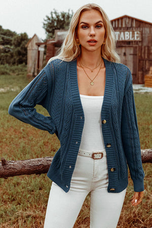 SALE Drop Shoulder Sweater Cardigan