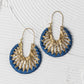 Roja Sunburst Drop Earrings