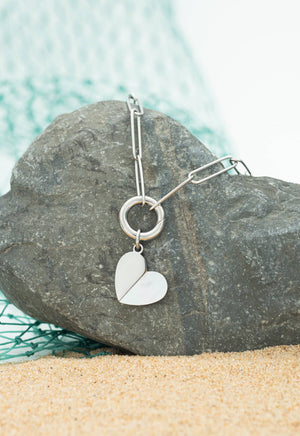 You Are Mine Necklace Silver