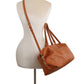 Textured Duffle Bag with Crossbody Strap