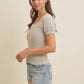 Square Neck Knit Top