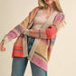 Oversized Colorblock Cardigan