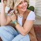Joan Multi Color Beaded Stone Necklace || Choose Color
