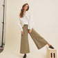 VOLUMINOUS SLEEVES BUTTON DOWN COTTON SHIRT