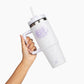 Make Heaven Crowded All Over Stainless Steel 30oz Tumbler With Handle