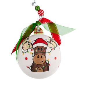 Merry Christ-moose Ornament
