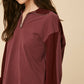 Half-Zip Pullover Top