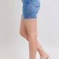Judy Blue 2 Button Mid Length Dad Shorts