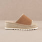 The Vista Camel | Espadrille Platform Sandal