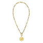 Raylee Toggle Starburst Coin Necklace